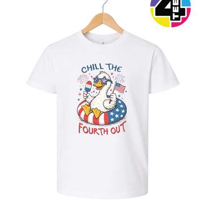 Chill The Fourth Out Duck Youth Tee