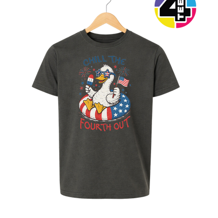 Chill The Fourth Out Duck Youth Tee