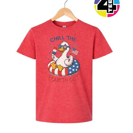 Chill The Fourth Out Duck Youth Tee
