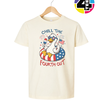 Chill The Fourth Out Duck Youth Tee