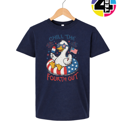 Chill The Fourth Out Duck Youth Tee