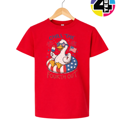 Chill The Fourth Out Duck Youth Tee