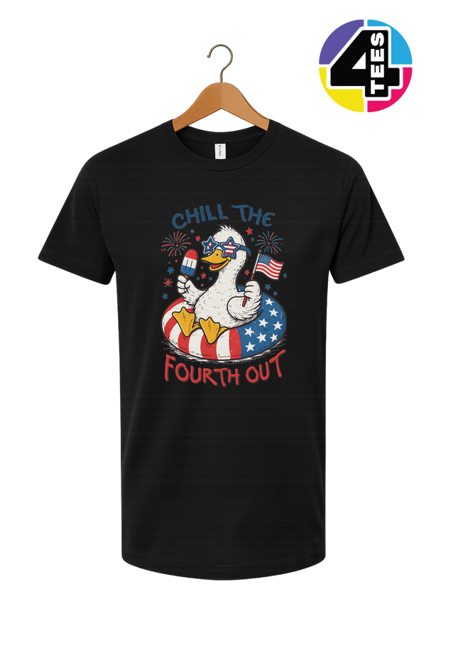 Chill The Fourth Out Duck Tee