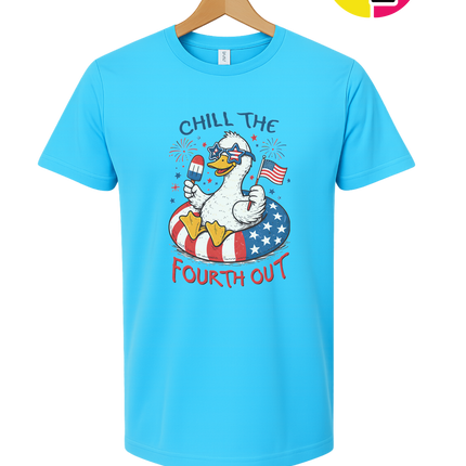 Chill The Fourth Out Duck Tee