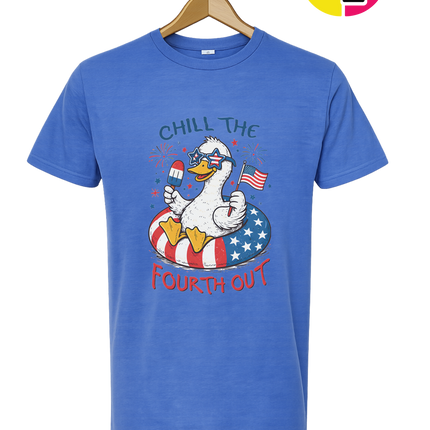 Chill The Fourth Out Duck Tee