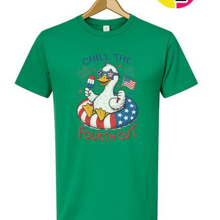 Chill The Fourth Out Duck Tee