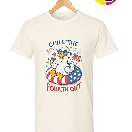 Chill The Fourth Out Duck Tee