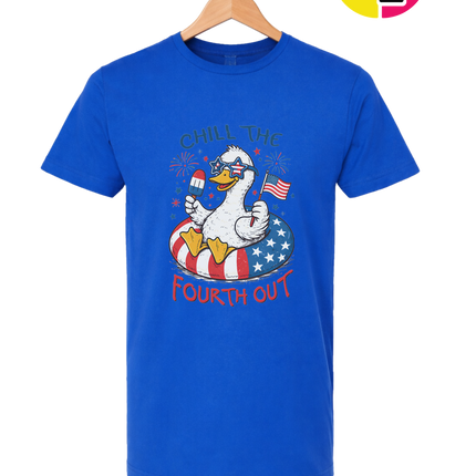 Chill The Fourth Out Duck Tee