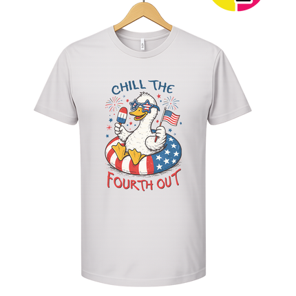 Chill The Fourth Out Duck Tee