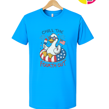 Chill The Fourth Out Duck Tee