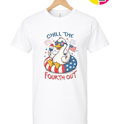 Chill The Fourth Out Duck Tee