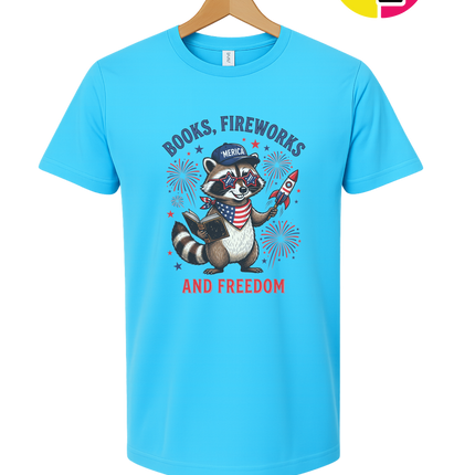 Bookish Freedom Raccoon Tee
