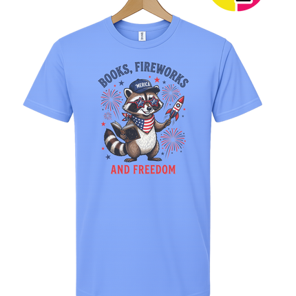 Bookish Freedom Raccoon Tee