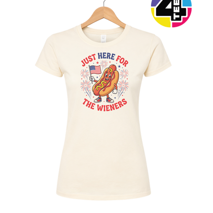 Just Here for the Wieners Women's Tee