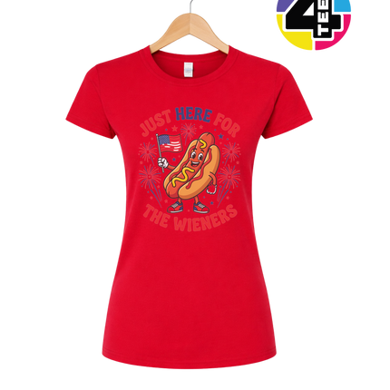 Just Here for the Wieners Women's Tee