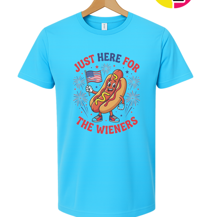 Just Here for the Wieners Tee