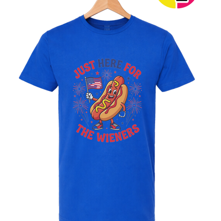 Just Here for the Wieners Tee