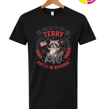 Reverse Terry Freedom Raccoon Tee
