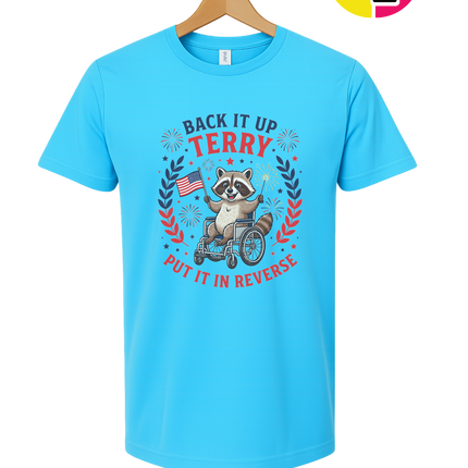 Reverse Terry Freedom Raccoon Tee