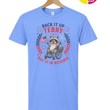 Reverse Terry Freedom Raccoon Tee