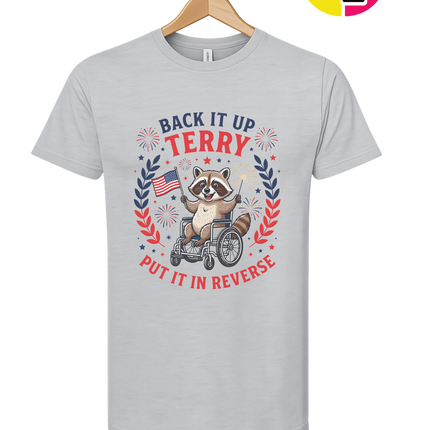 Reverse Terry Freedom Raccoon Tee