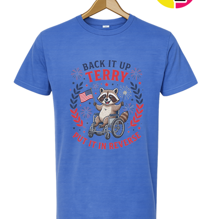 Reverse Terry Freedom Raccoon Tee