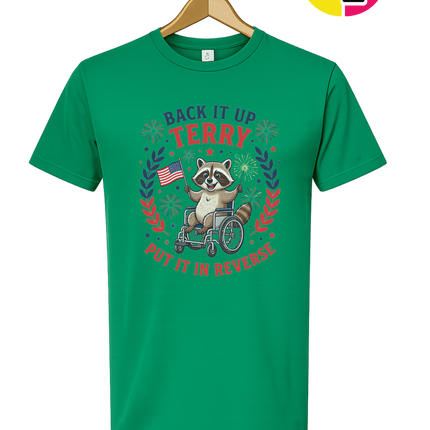 Reverse Terry Freedom Raccoon Tee