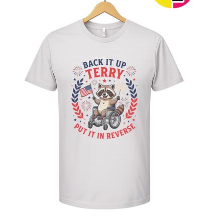 Reverse Terry Freedom Raccoon Tee