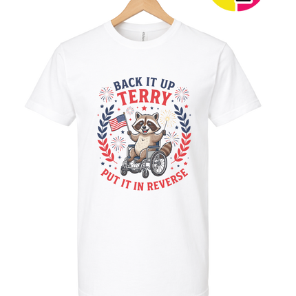 Reverse Terry Freedom Raccoon Tee