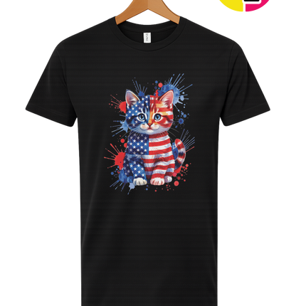 Star-Spangled Kitten Splash Tee