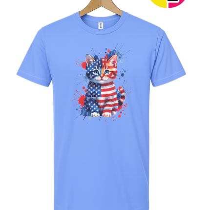 Star-Spangled Kitten Splash Tee