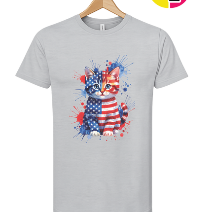 Star-Spangled Kitten Splash Tee