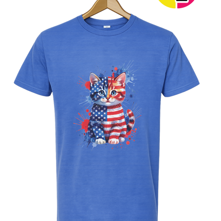 Star-Spangled Kitten Splash Tee