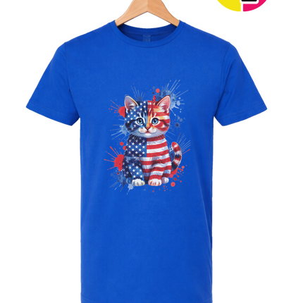 Star-Spangled Kitten Splash Tee