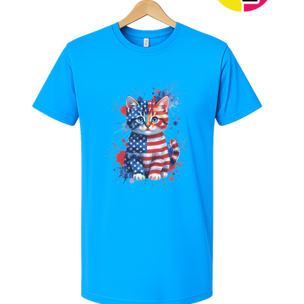 Star-Spangled Kitten Splash Tee