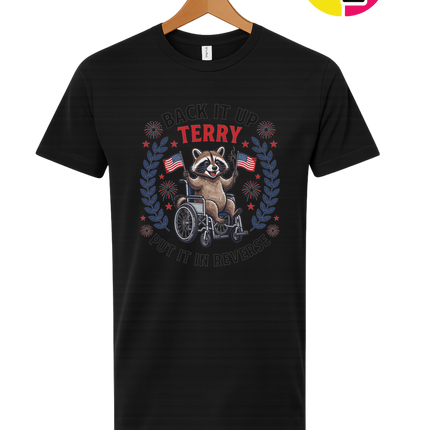 Back It Up Terry Freedom Raccoon Tee