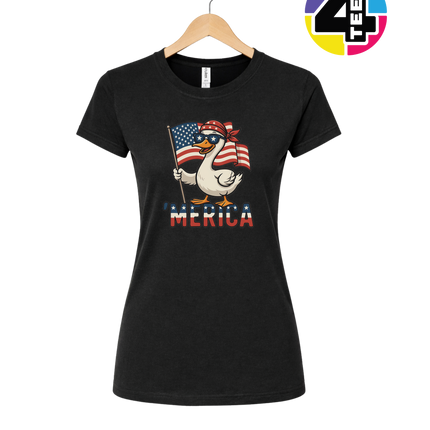 Star-Spangled Goose Parade Women's Tee