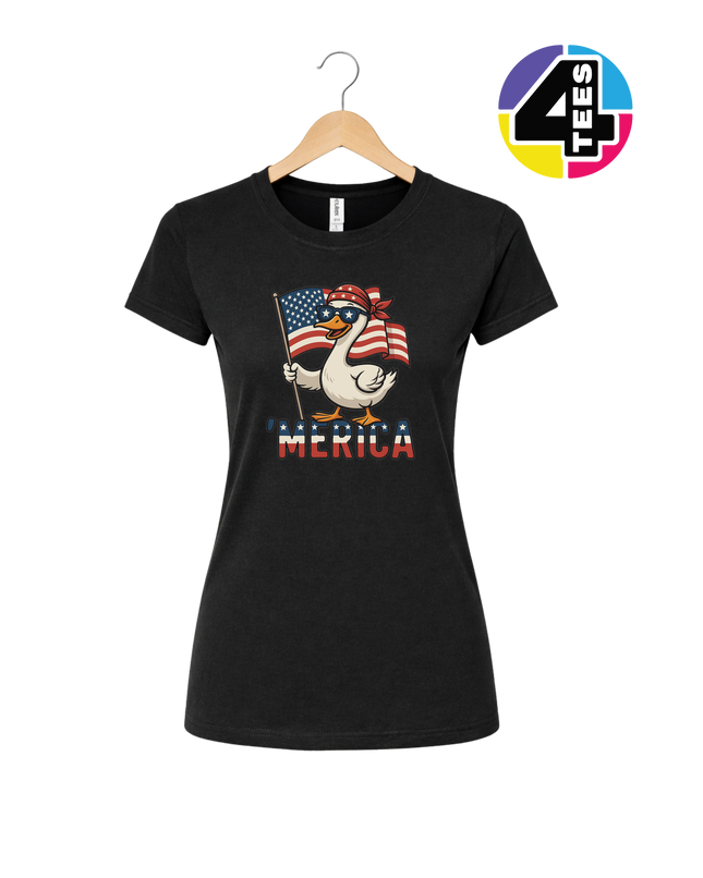 Star-Spangled Goose Parade Women's Tee