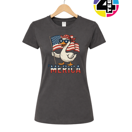 Star-Spangled Goose Parade Women's Tee