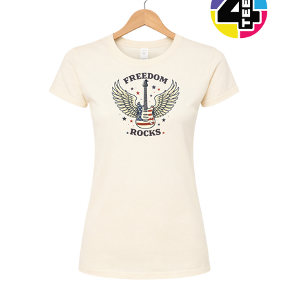 Freedom Winged Guitar Women's Tee