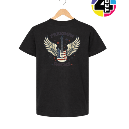 Freedom Winged Guitar Youth Tee