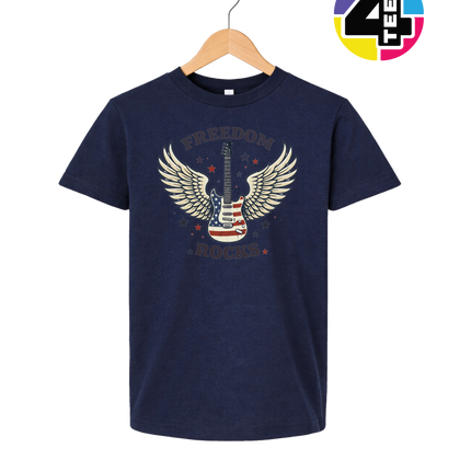 Freedom Winged Guitar Youth Tee