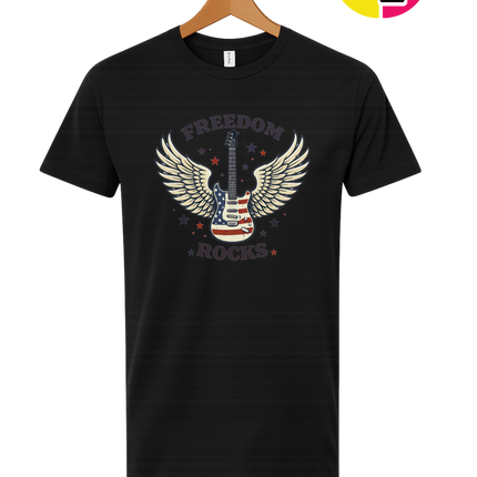 Freedom Winged Guitar Tee