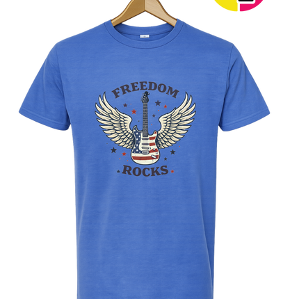 Freedom Winged Guitar Tee
