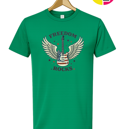 Freedom Winged Guitar Tee
