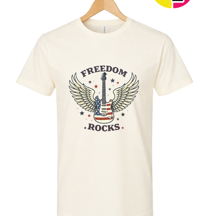 Freedom Winged Guitar Tee