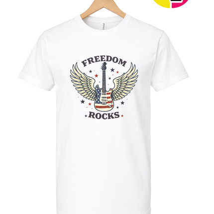 Freedom Winged Guitar Tee
