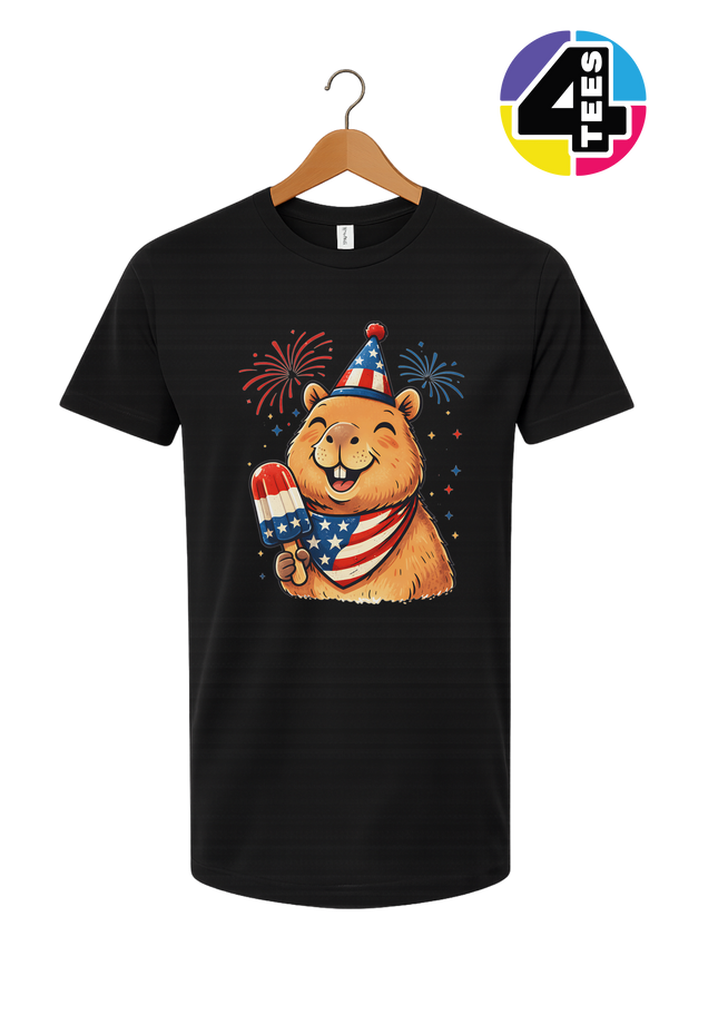 Patriotic Popsicle Beaver Tee