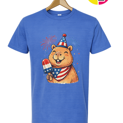 Patriotic Popsicle Beaver Tee