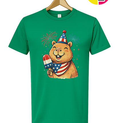 Patriotic Popsicle Beaver Tee
